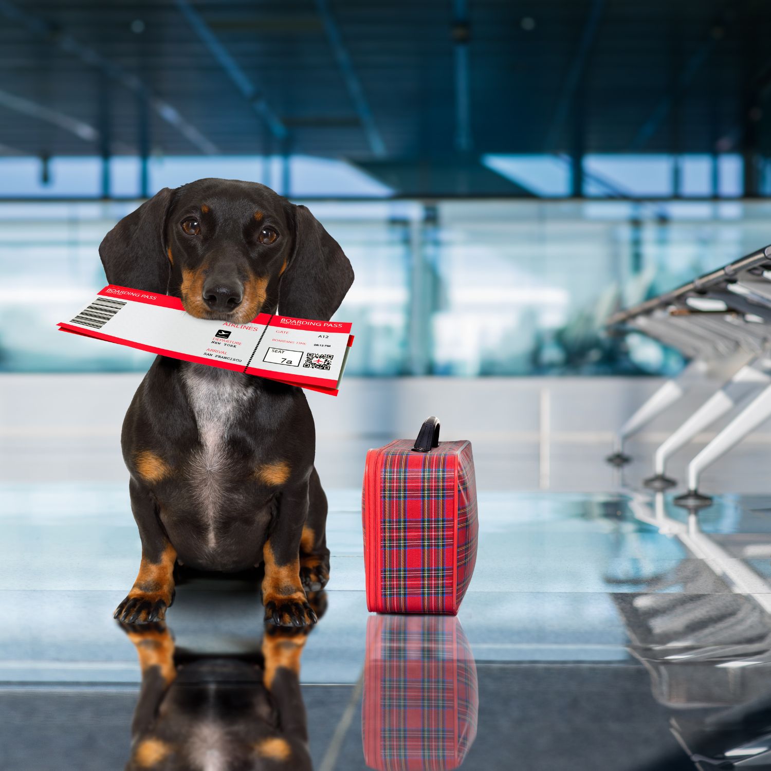 Dog in Airport